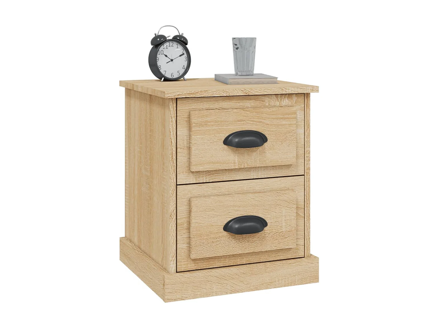 Tables de chevet 2pcs chêne sonoma 39x39x47,5cm bois ingénierie