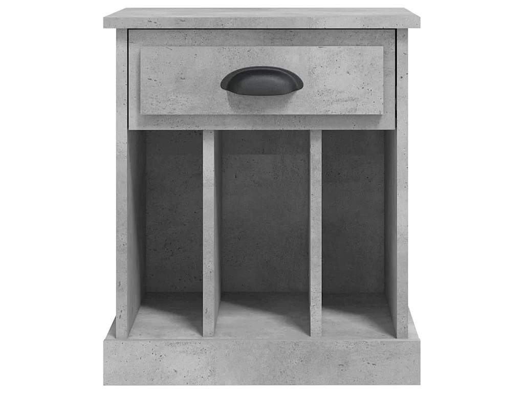 Nachttisch Betongrau 43x36x50 cm