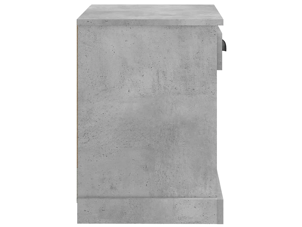 Nachttisch Betongrau 43x36x50 cm
