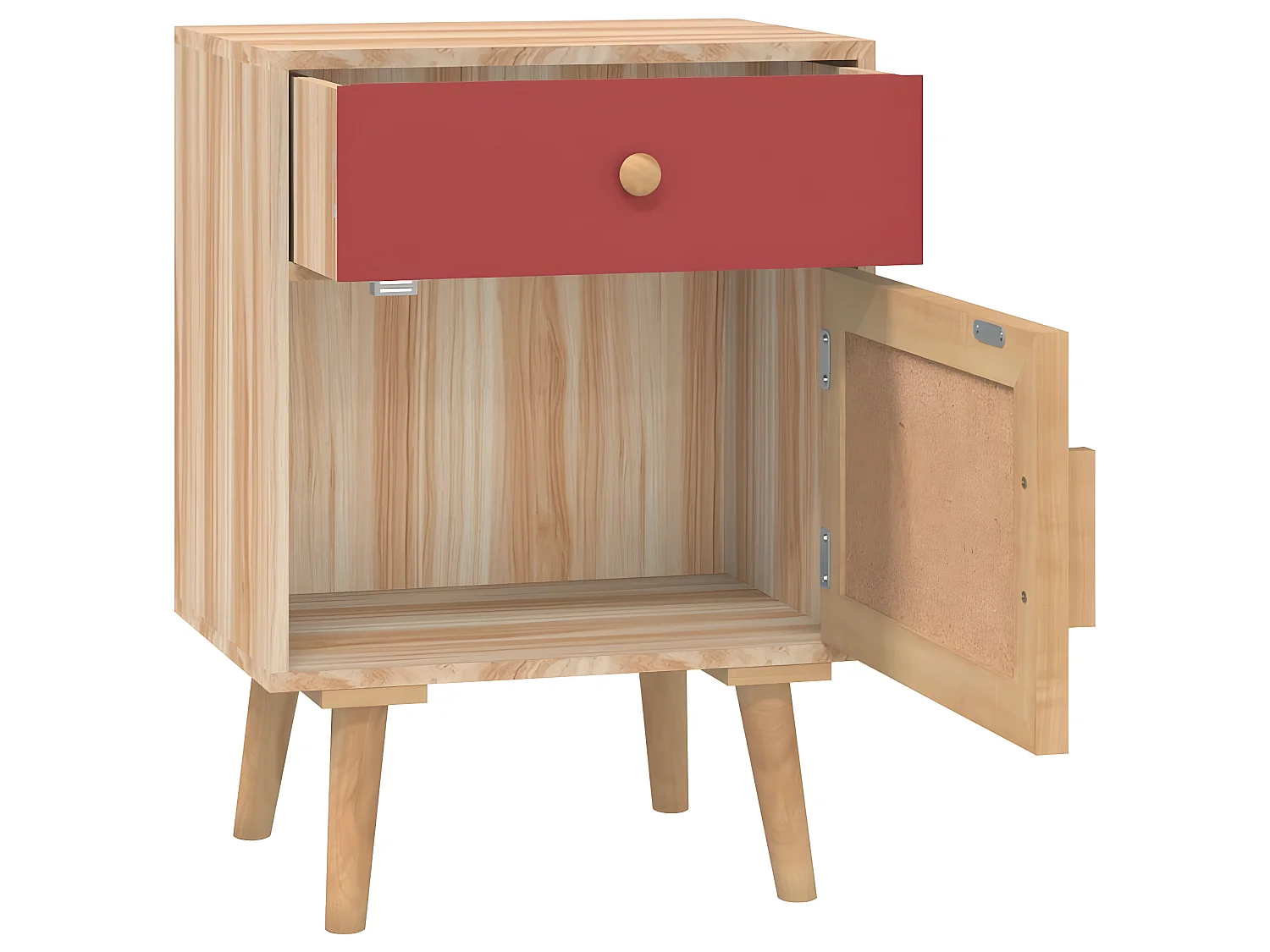 Table de chevet 40x30x55 cm bois d’ingénierie