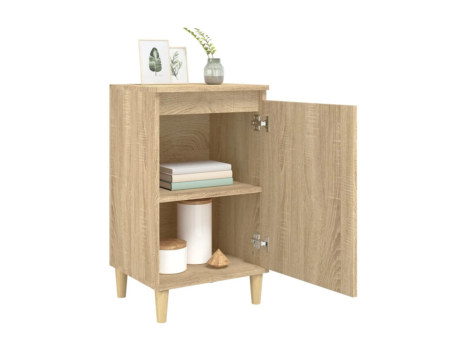 Nachttische 2 Stk. Sonoma-Eiche 40x35x70 cm Holzwerkstoff