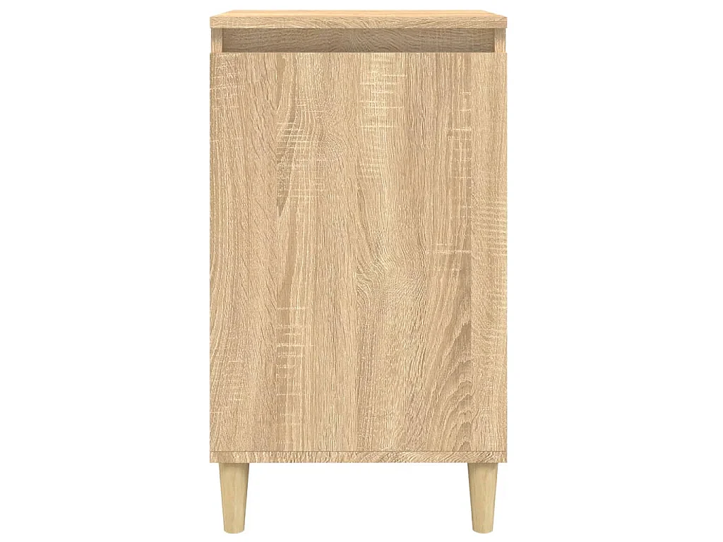 Tables de chevet 2pcs chêne sonoma 40x35x70cm bois d'ingénierie