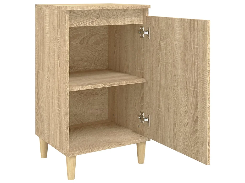 Tables de chevet 2pcs chêne sonoma 40x35x70cm bois d'ingénierie