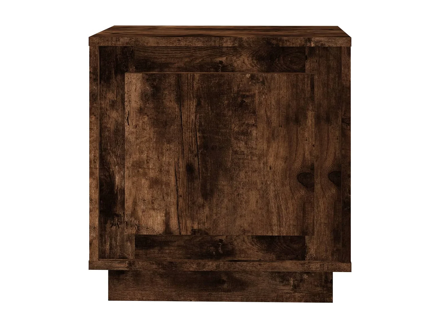 Tables de chevet 2 pcs chêne fumé 44x35x45 cm bois d'ingénierie