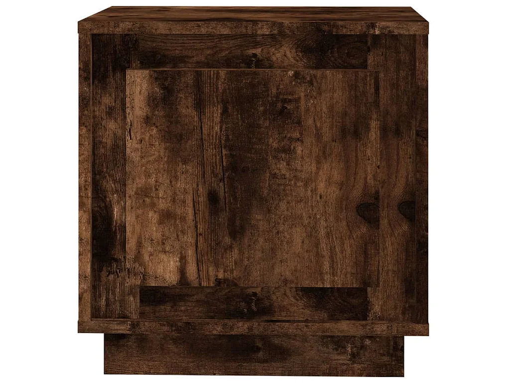 Tables de chevet 2 pcs chêne fumé 44x35x45 cm bois d'ingénierie