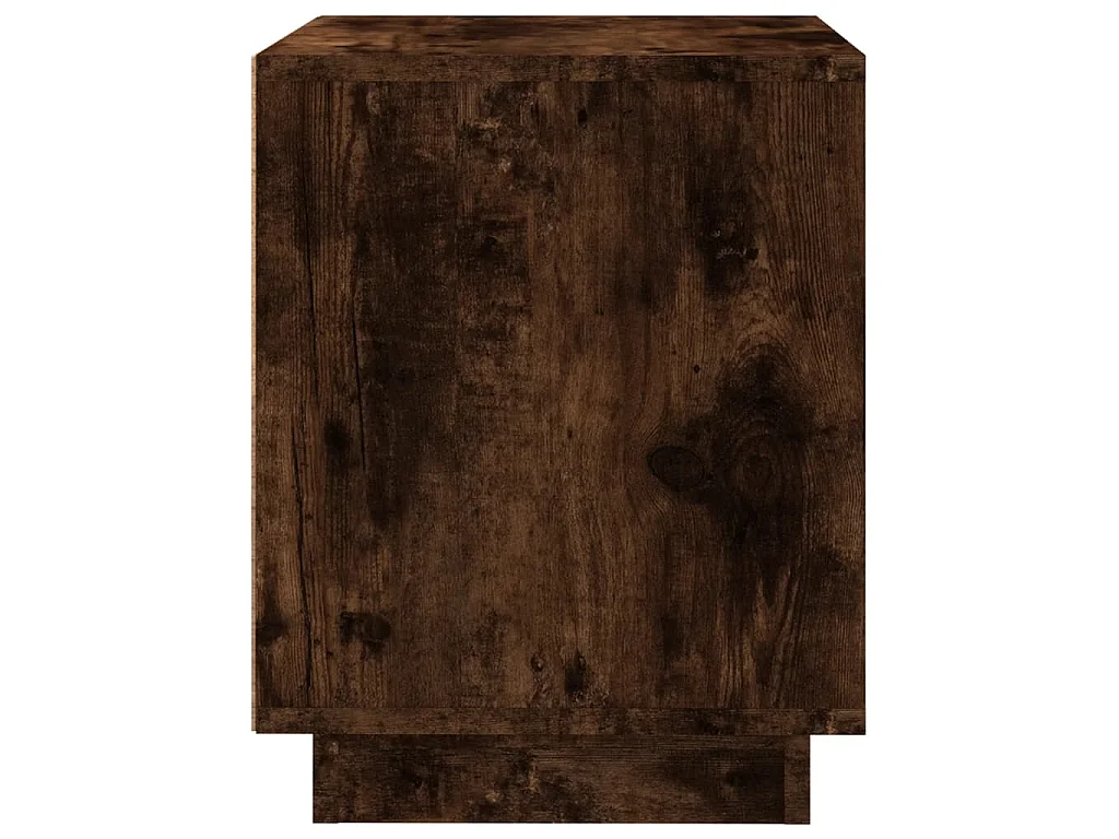 Tables de chevet 2 pcs chêne fumé 44x35x45 cm bois d'ingénierie