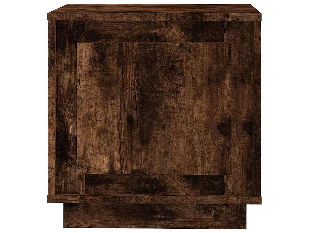Tables de chevet 2 pcs chêne fumé 44x35x45 cm bois d'ingénierie