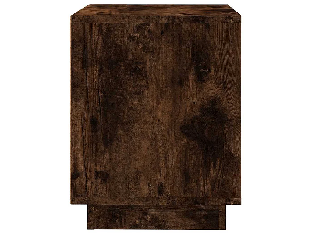Tables de chevet 2 pcs chêne fumé 44x35x45 cm bois d'ingénierie