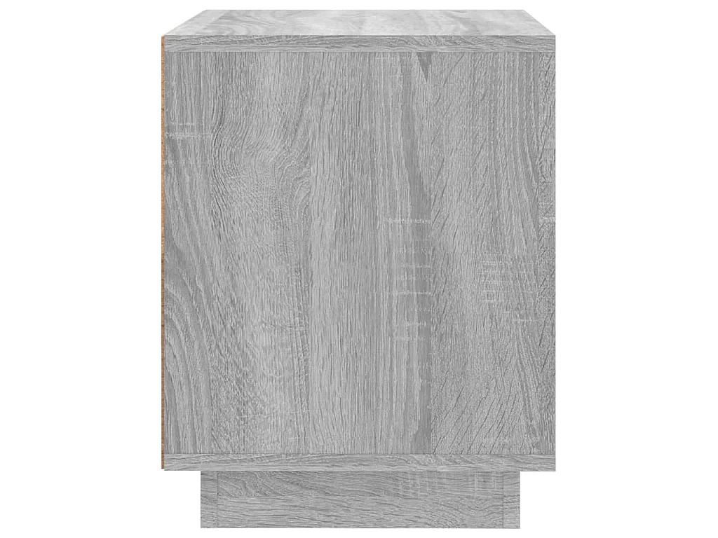 Tables de chevet 2 pcs sonoma gris 44x35x45cm bois d'ingénierie