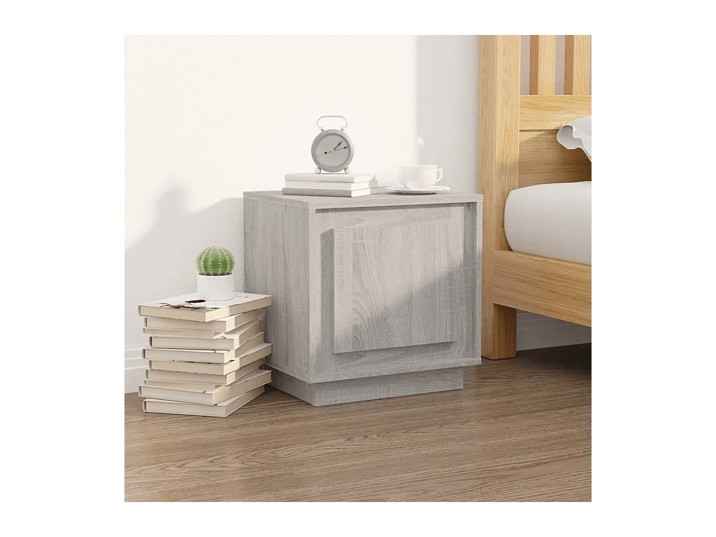 Nachttisch Grau Sonoma 44x35x45 cm Holzwerkstoff