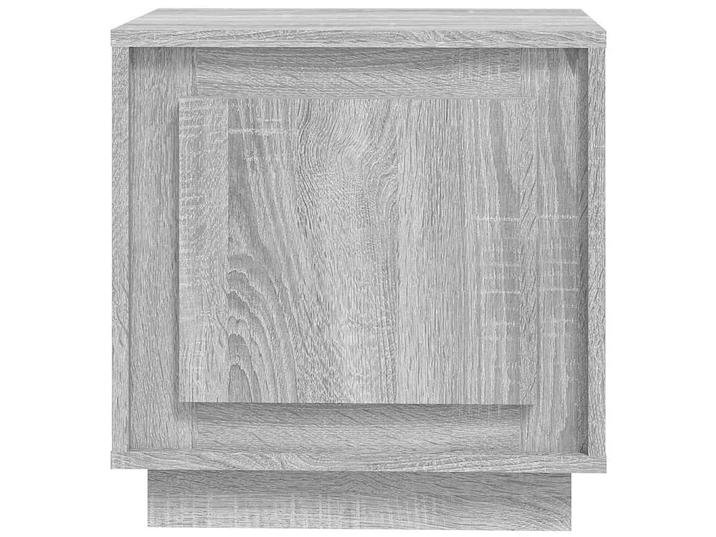 Table de chevet sonoma gris 44x35x45 cm bois d'ingénierie