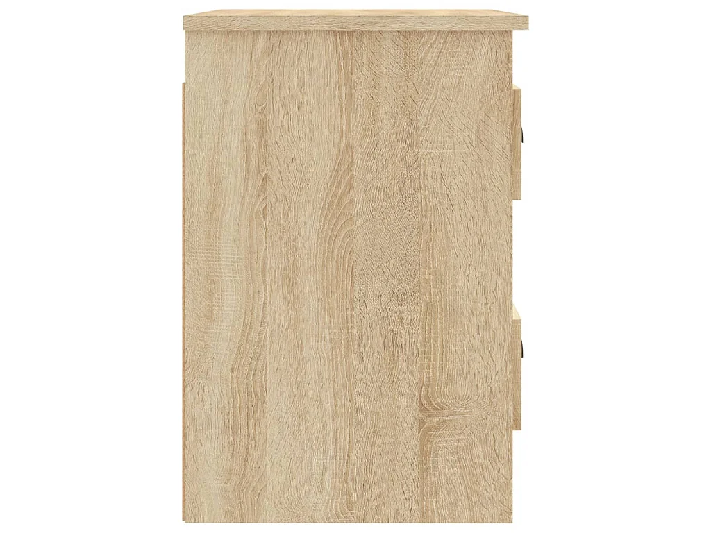 Comodini a Parete 2 pz Rovere Sonoma 41,5x36x53 cm
