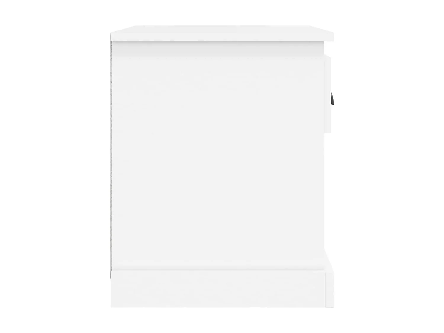 Mesa de cabeceira 39x39x47,5 cm derivados de madeira branco