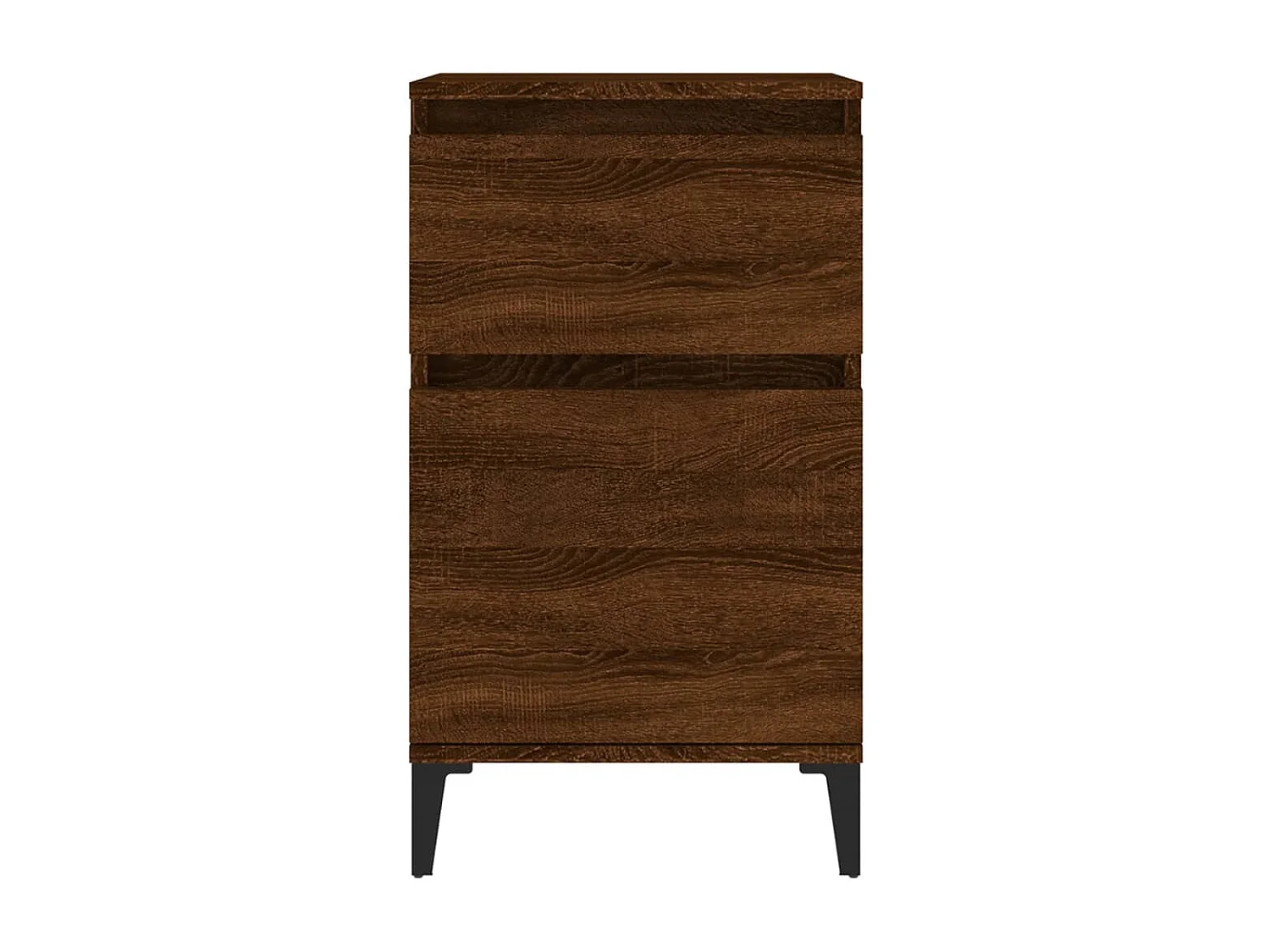 Tables de chevet 2 pcs chêne marron 40x35x70 cm