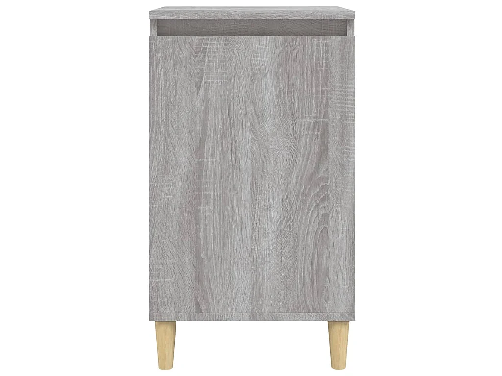 Nachttische 2 Stk. Grau Sonoma 40x35x70 cm Holzwerkstoff