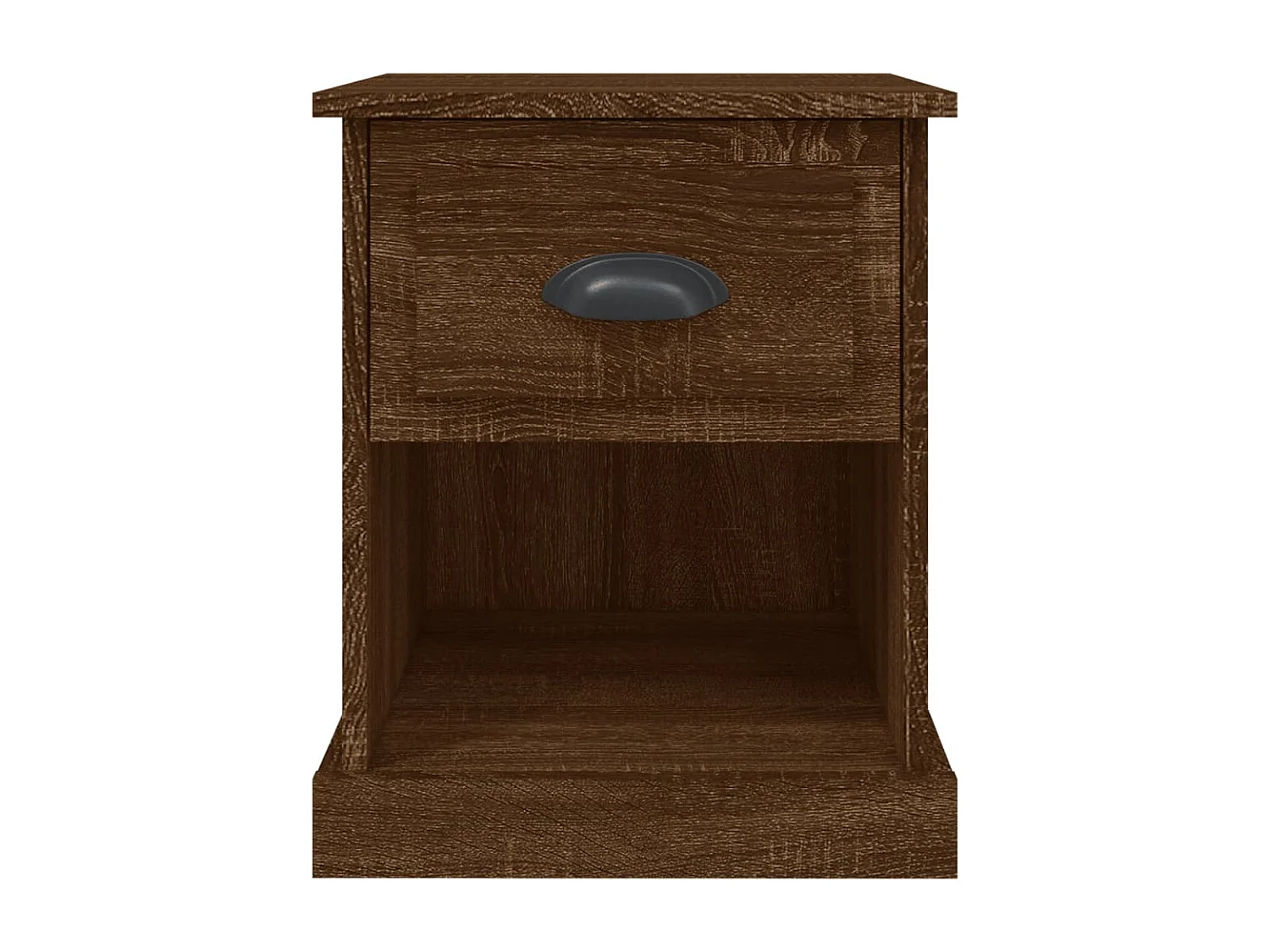 Tables de chevet 2pcs chêne marron 39x39x47,5cm bois ingénierie