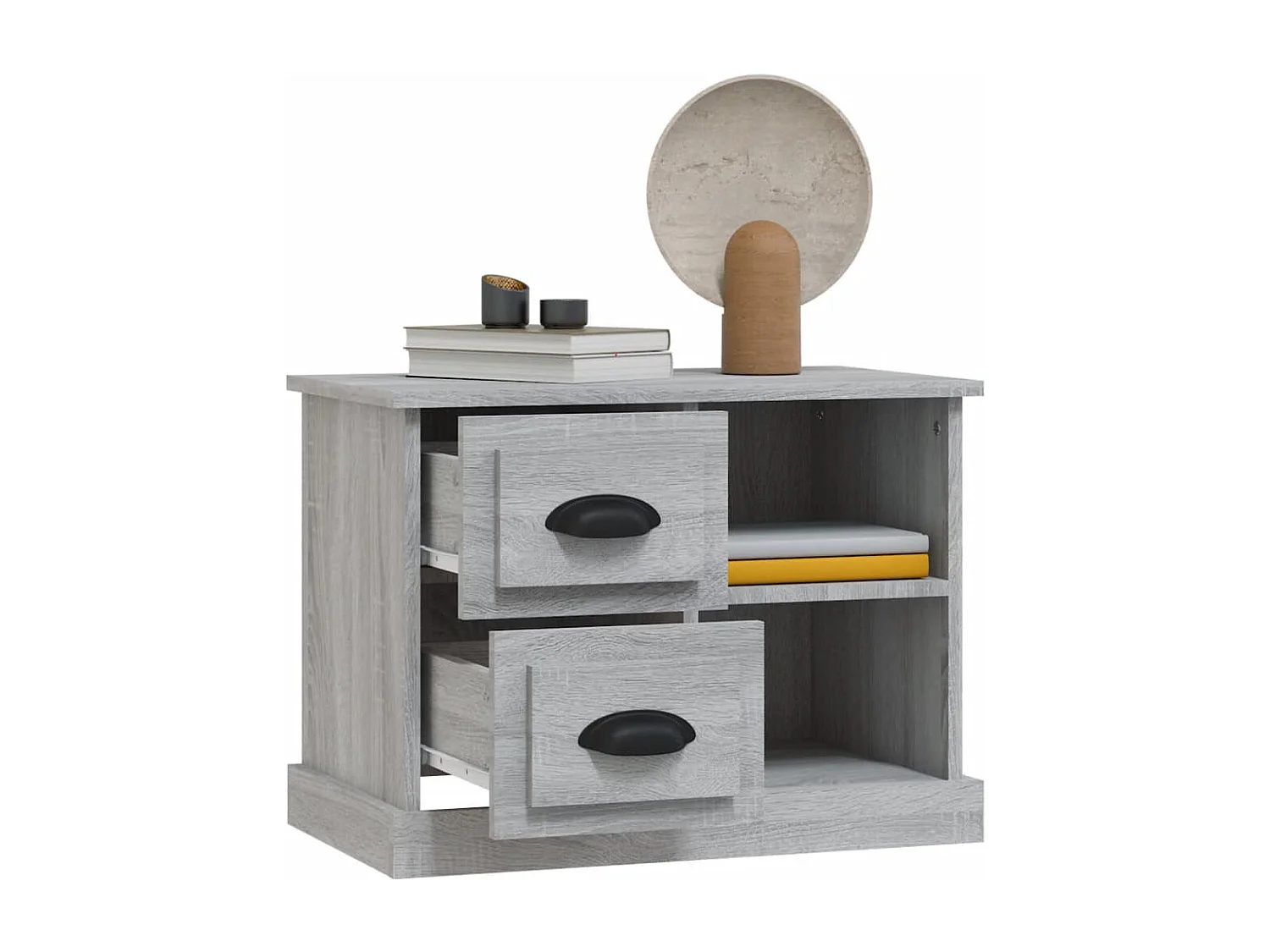 Nachttisch Grau Sonoma 60x35,5x45 cm