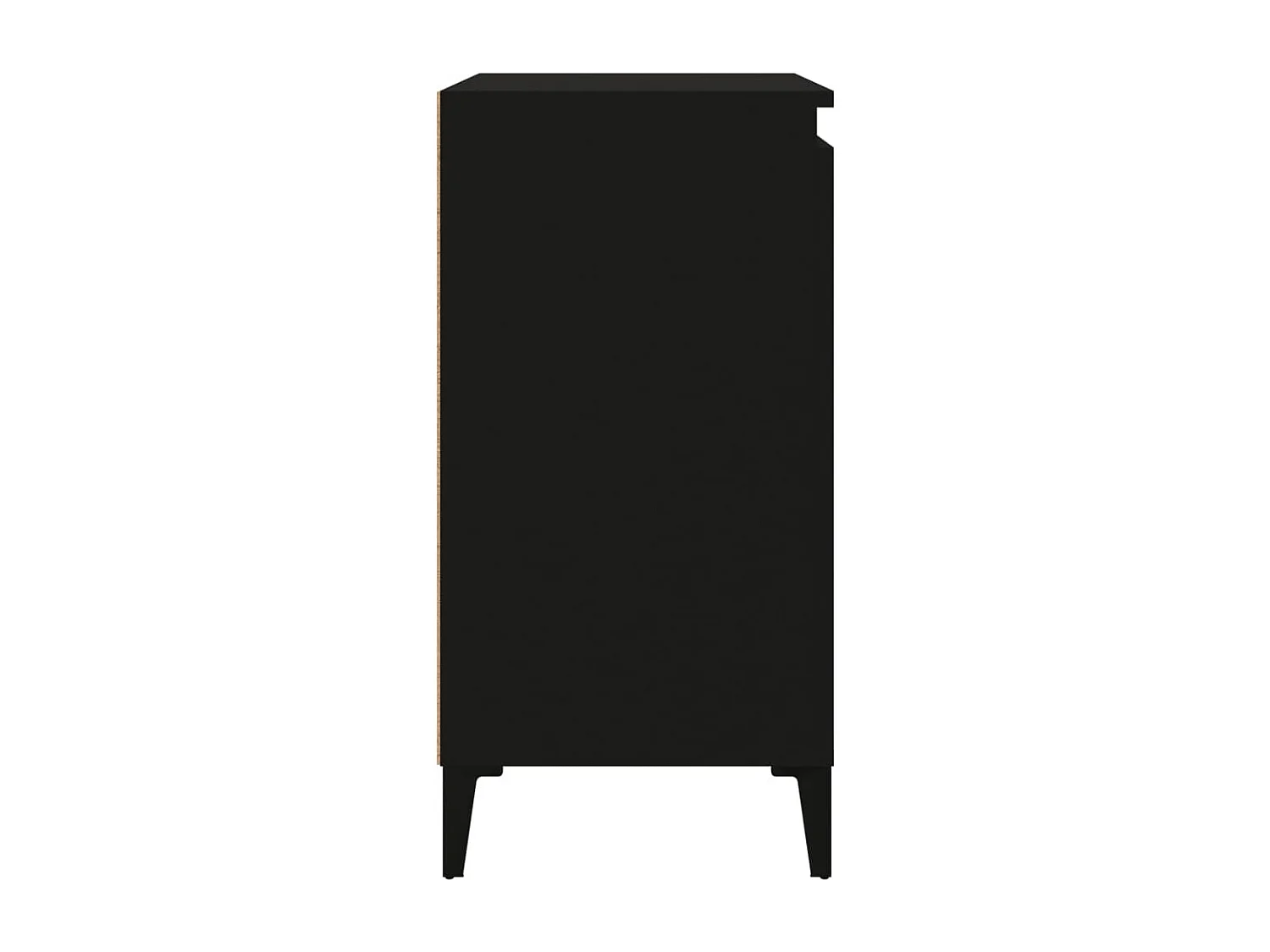 Tables de chevet 2 pcs noir 40x35x70 cm bois d'ingénierie