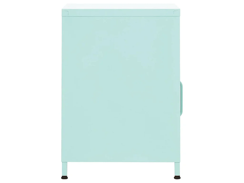 Table de chevet Vert menthe 35x35x51 cm Acier