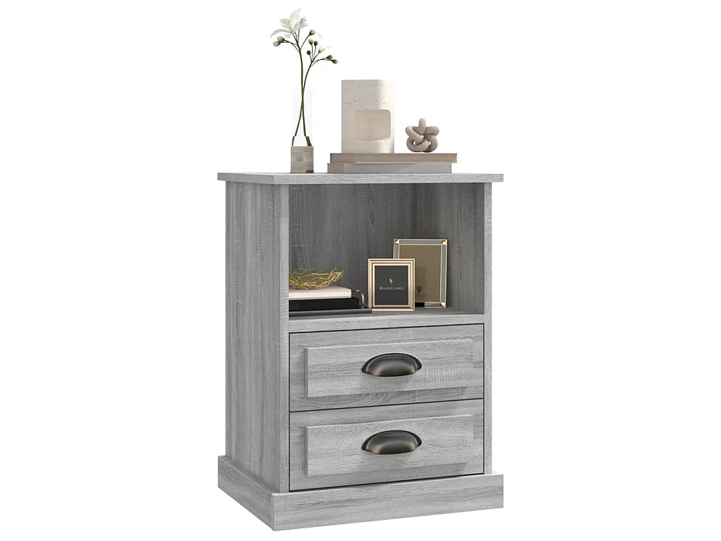 Nachttisch Grau Sonoma 43x36x60 cm