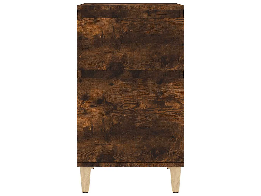 Tables de chevet 2 pcs chêne fumé 40x35x70 cm