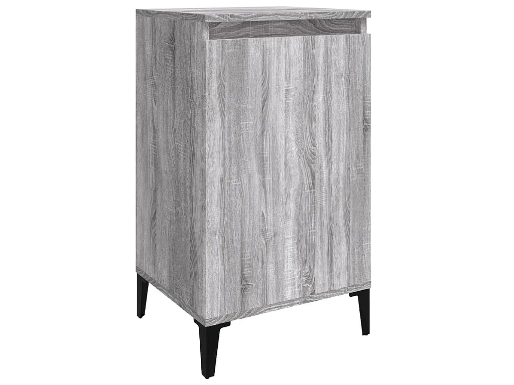 Nachttisch Grau Sonoma 40x35x70 cm Holzwerkstoff