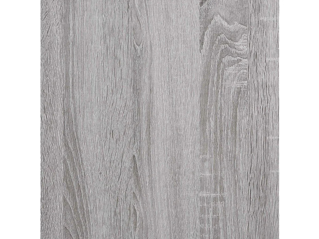 Table de chevet sonoma gris 40x35x70 cm bois d'ingénierie
