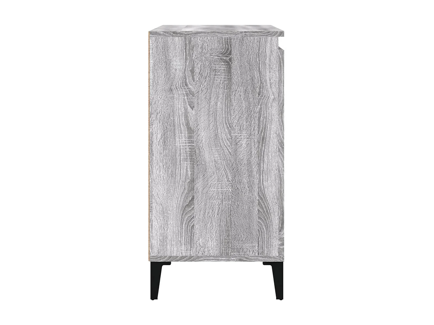 Nachttische 2 Stk. Grau Sonoma 40x35x70 cm Holzwerkstoff