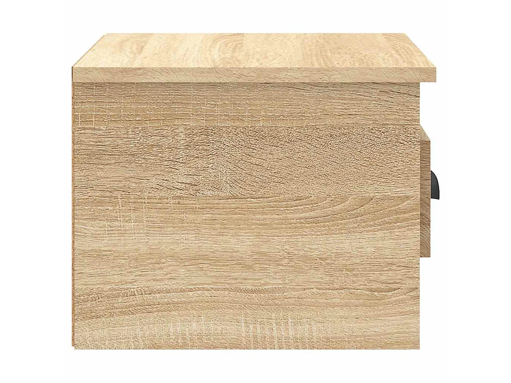 Tables de chevet murales 2 pcs chêne sonoma 41,5x36x28 cm