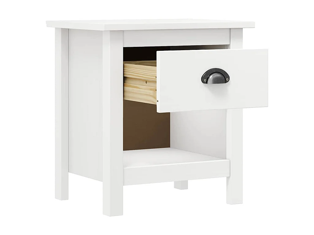 Tables de chevet 2 pcs Hill 46x35x49,5 cm Bois de pin solide