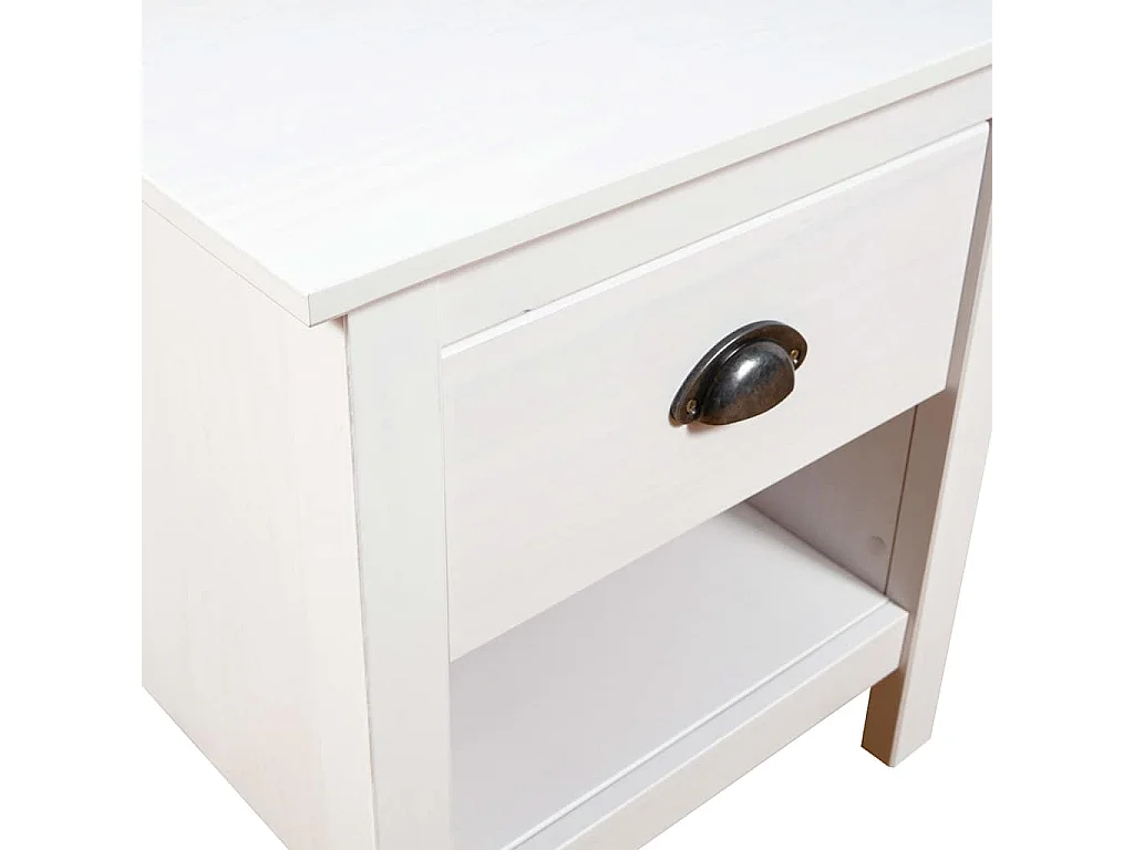 Tables de chevet 2 pcs Hill 46x35x49,5 cm Bois de pin solide