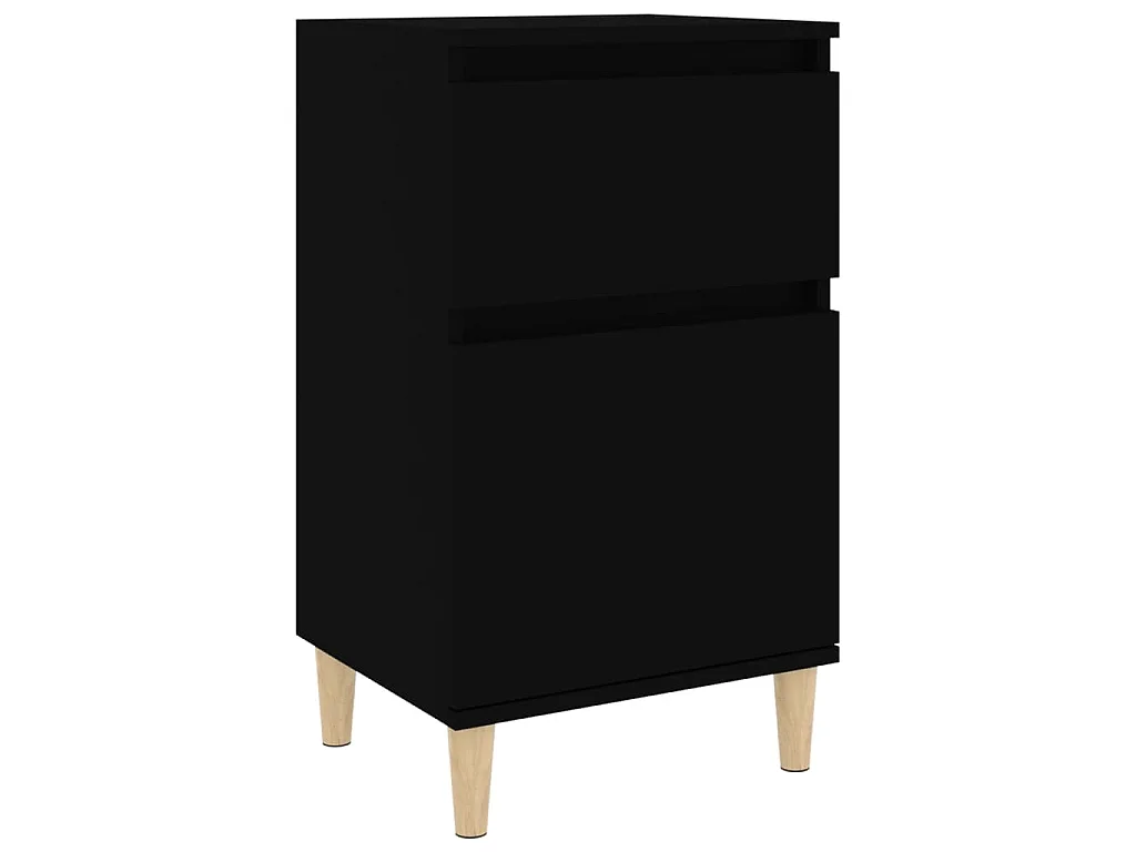 Comodino Nero 40x35x70 cm