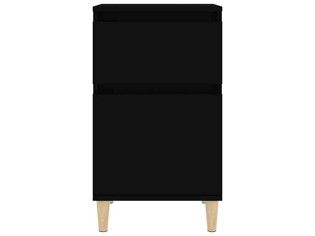 Comodino Nero 40x35x70 cm