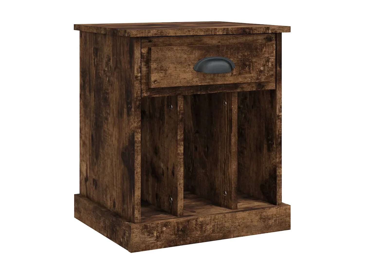 Comodini 2pz Rovere Fumo 43x36x50 cm