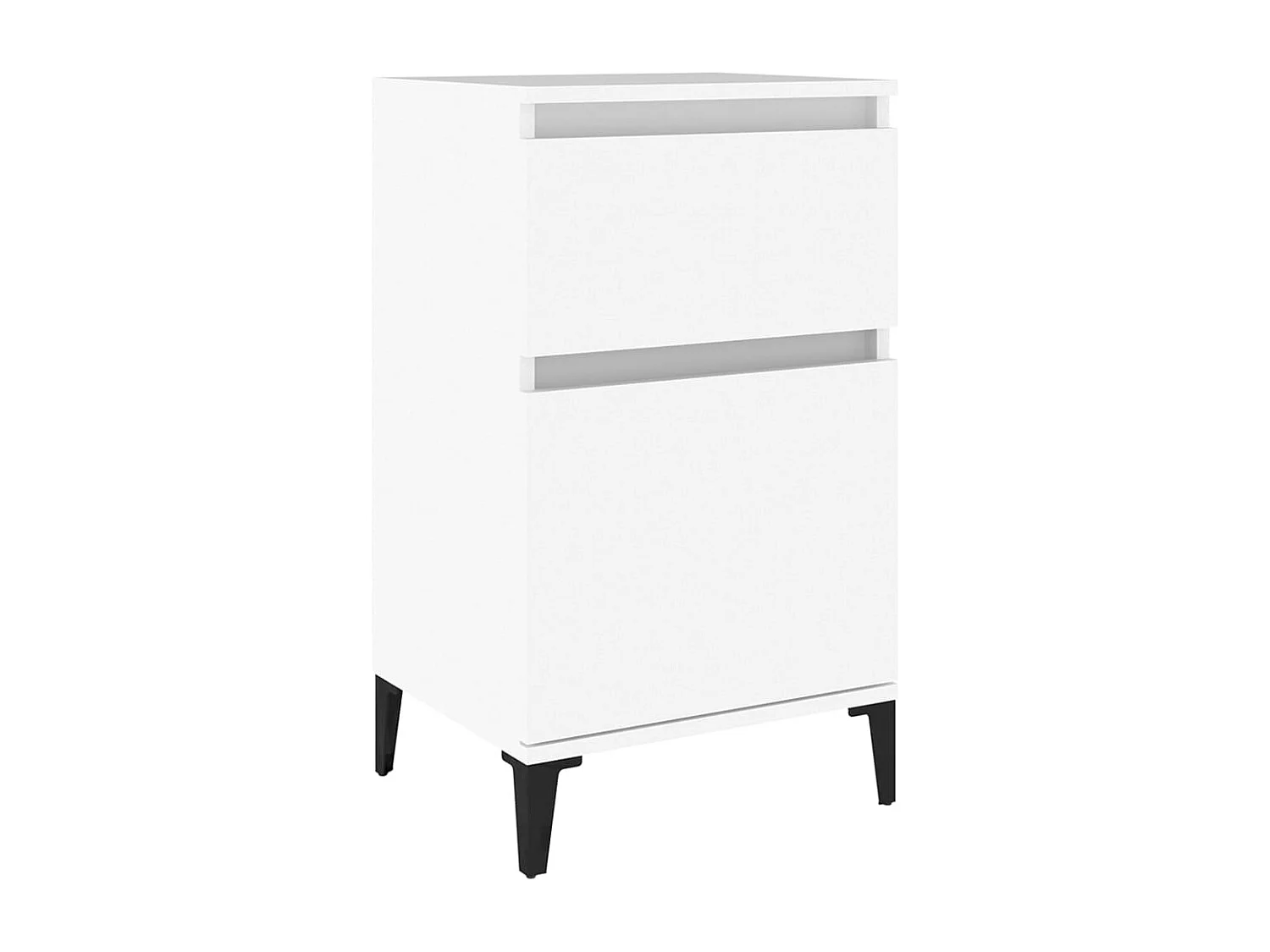 Comodino Bianco 40x35x70 cm