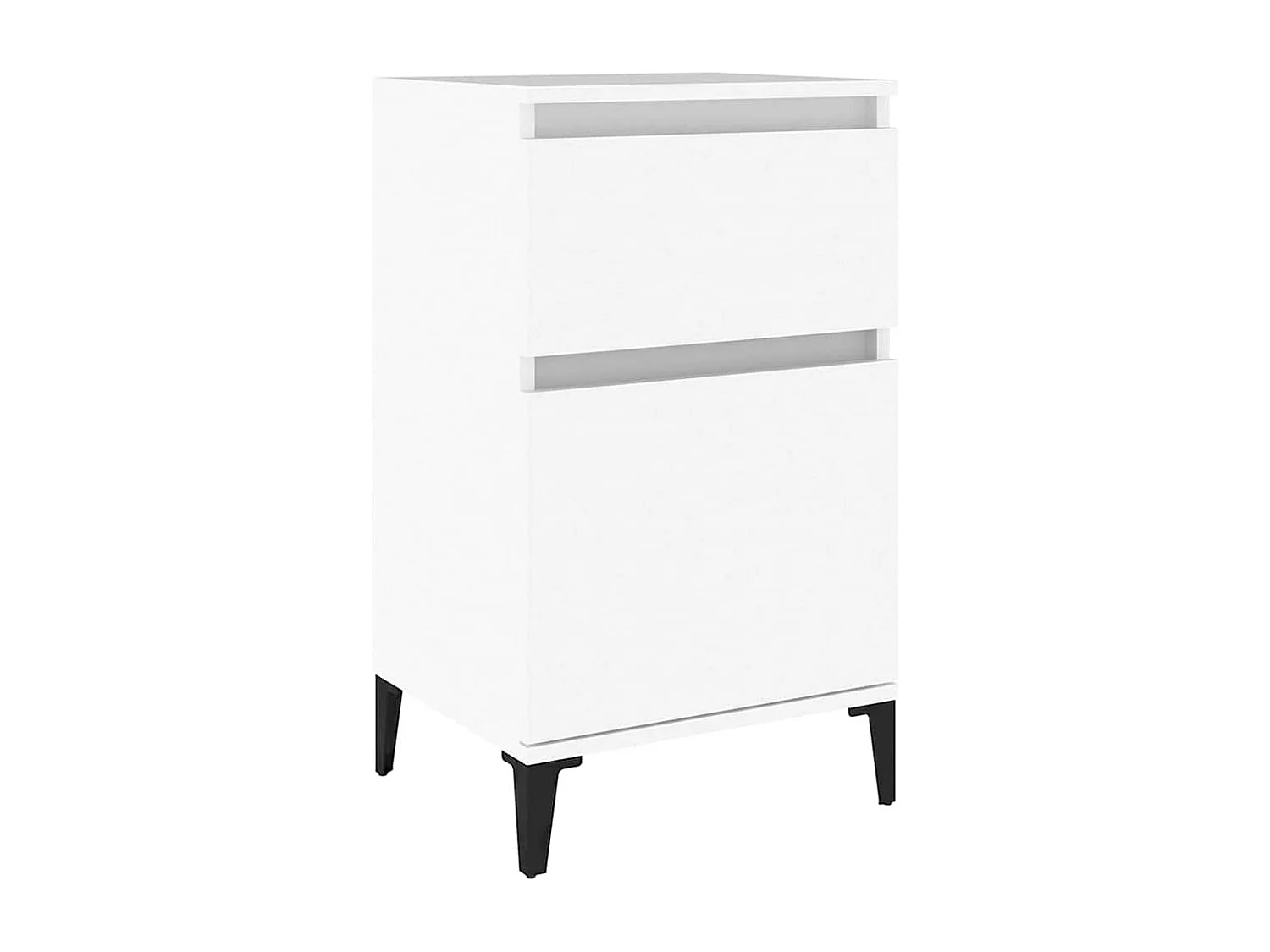 Comodino Bianco 40x35x70 cm