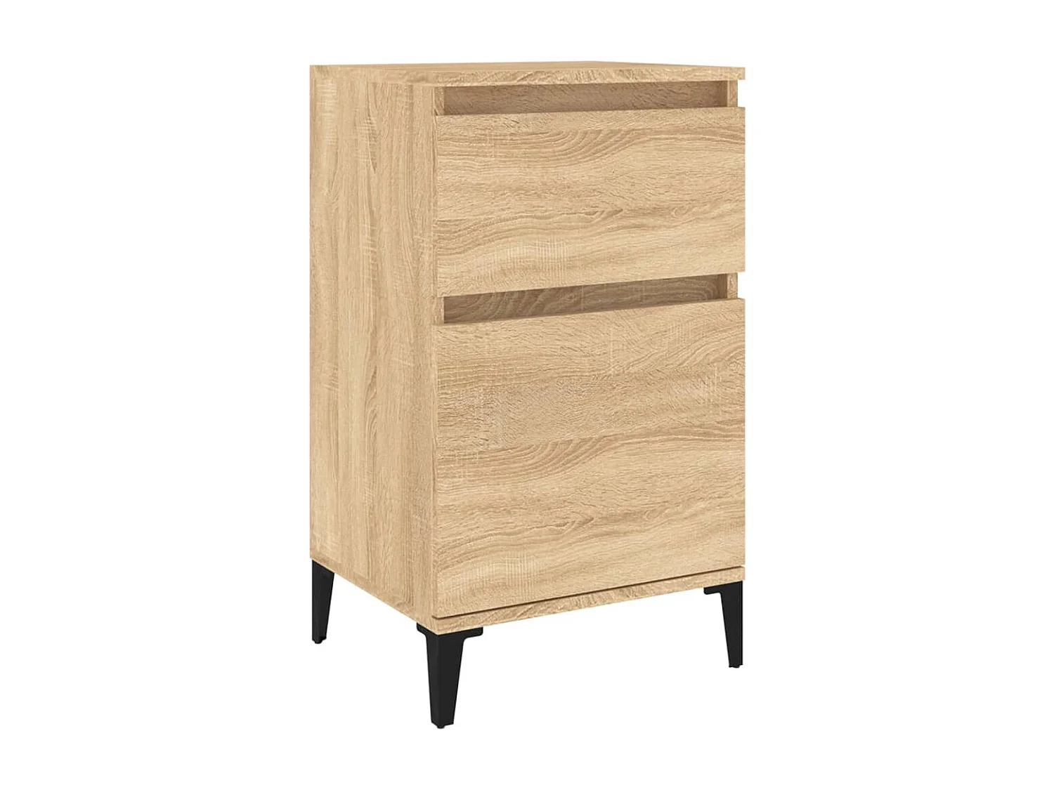 Table de chevet chêne sonoma 40x35x70 cm