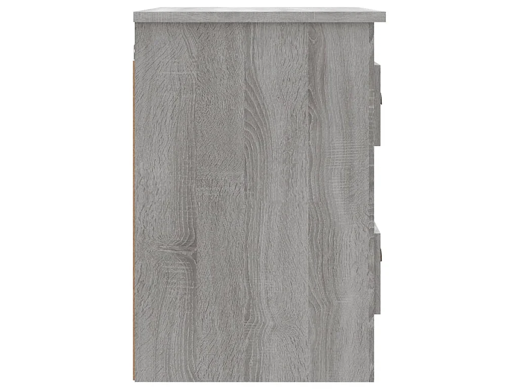 Mesa de cabeceira de parede 41,5x36x53 cm cinzento sonoma
