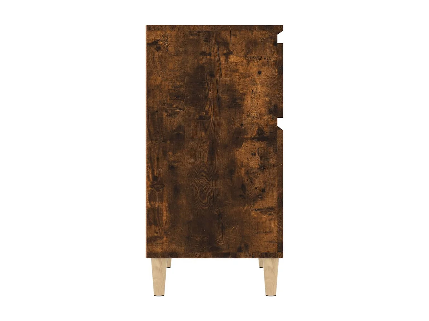 Table de chevet chêne fumé 40x35x70 cm