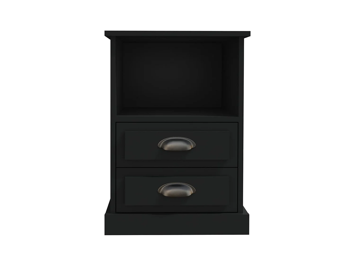 Comodini 2 pz Neri 43x36x60 cm