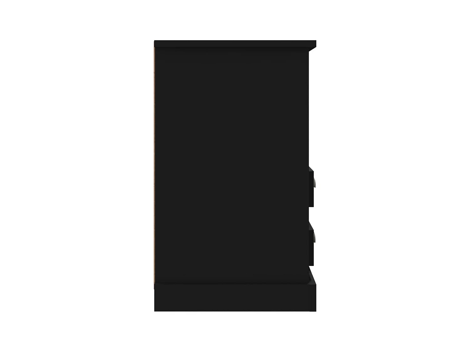 Comodini 2 pz Neri 43x36x60 cm