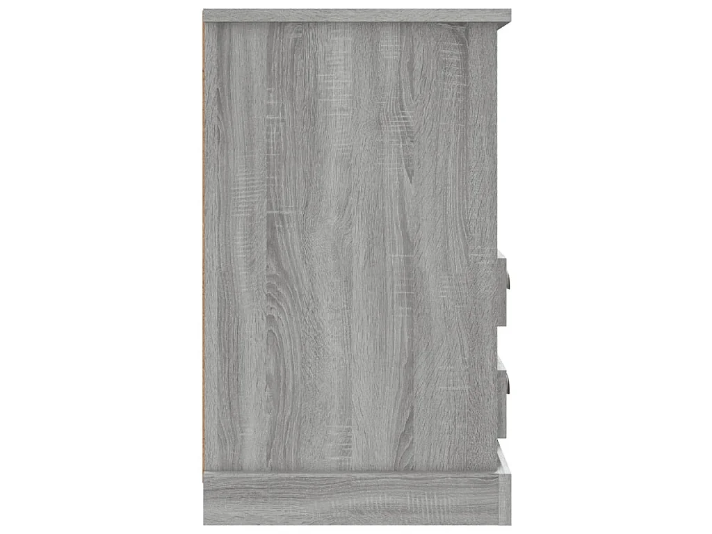 Nachtkastjes 2 st 43x36x60 cm grijs sonoma eikenkleurig