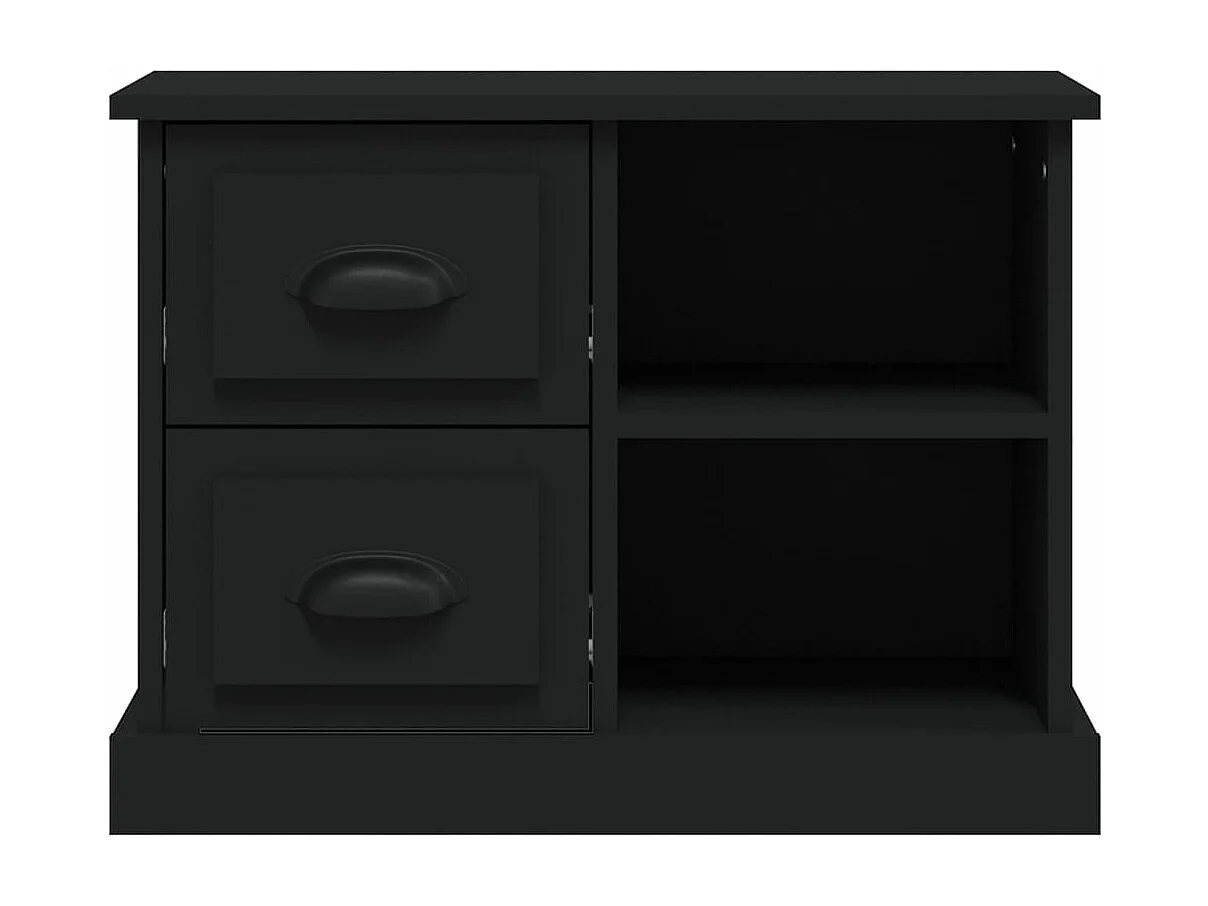 Table de chevet noir 60x35,5x45 cm