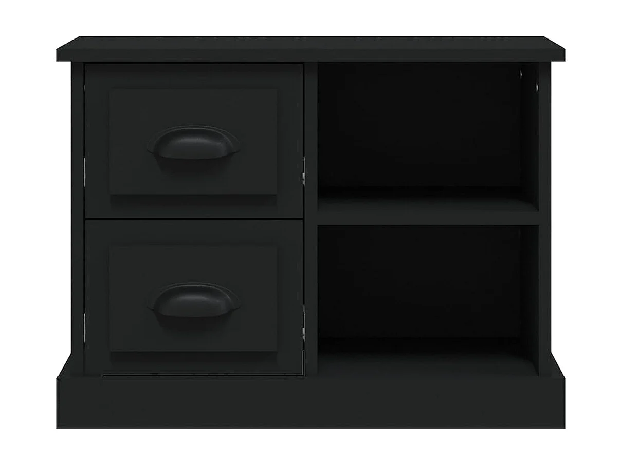 Table de chevet noir 60x35,5x45 cm