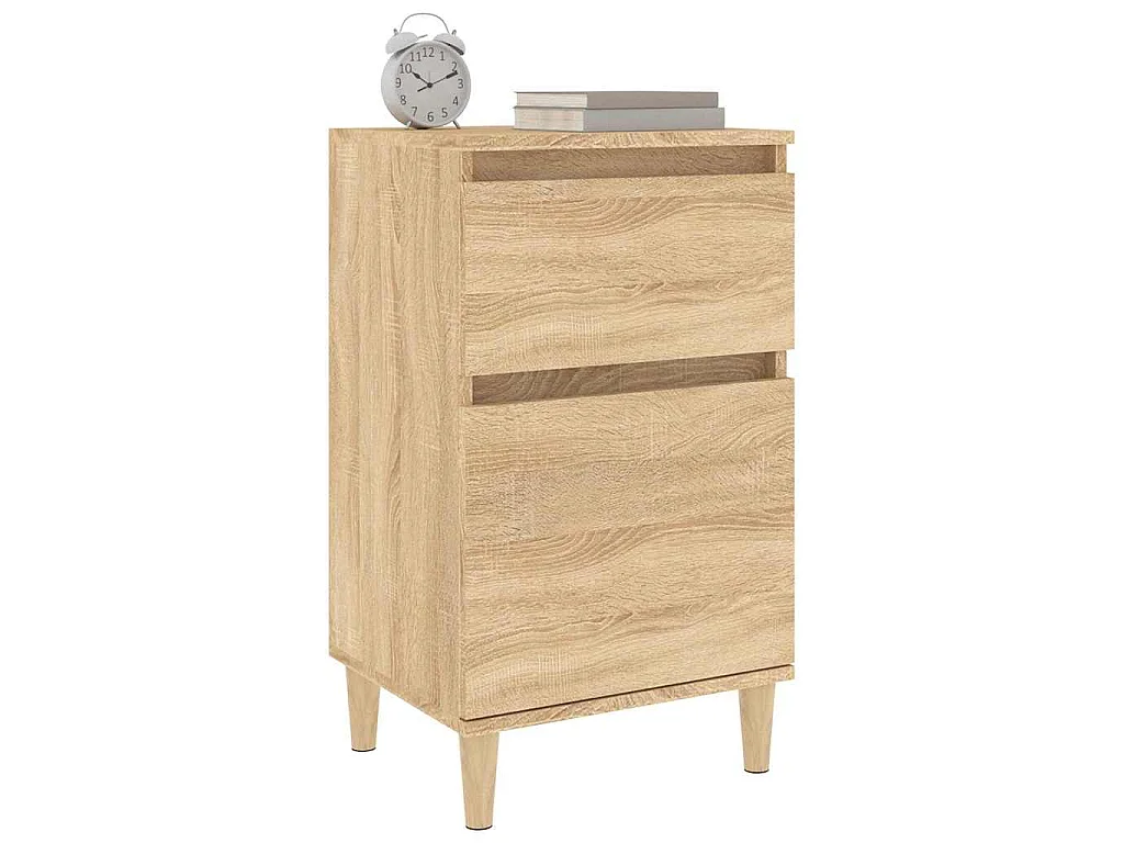 Comodini 2pz Rovere Sonoma 40x35x70 cm