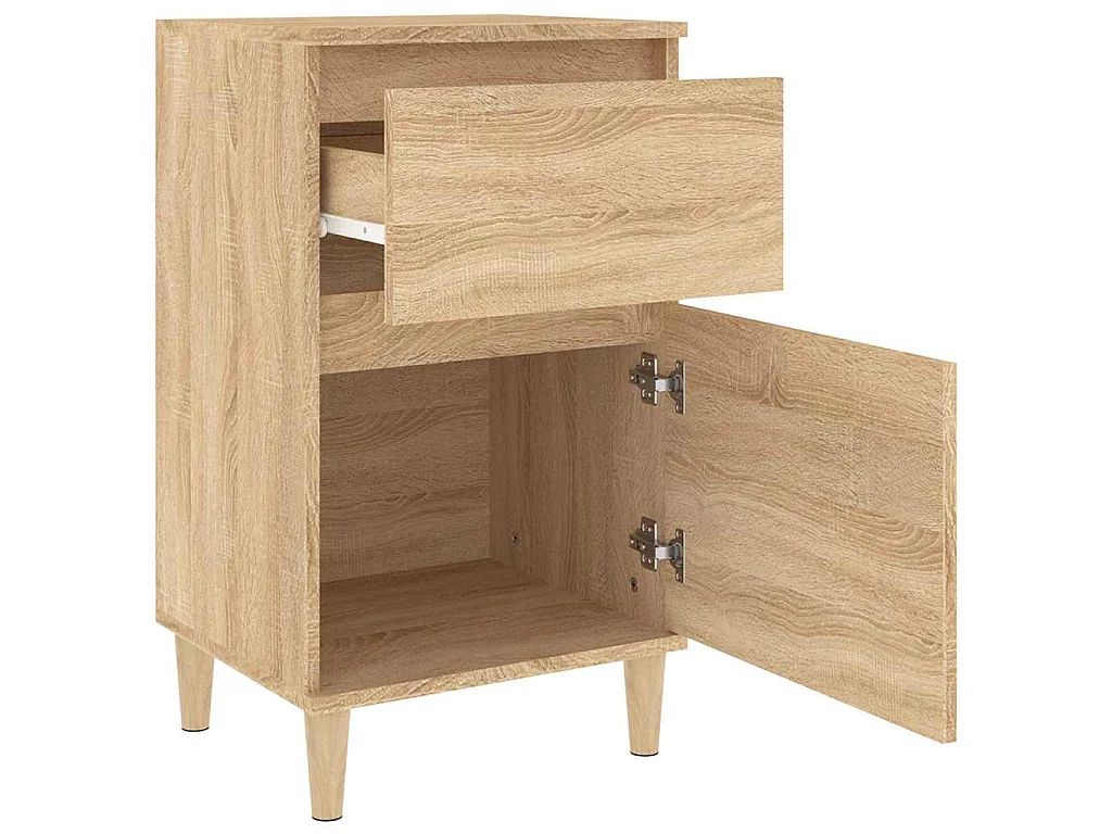 Comodini 2pz Rovere Sonoma 40x35x70 cm