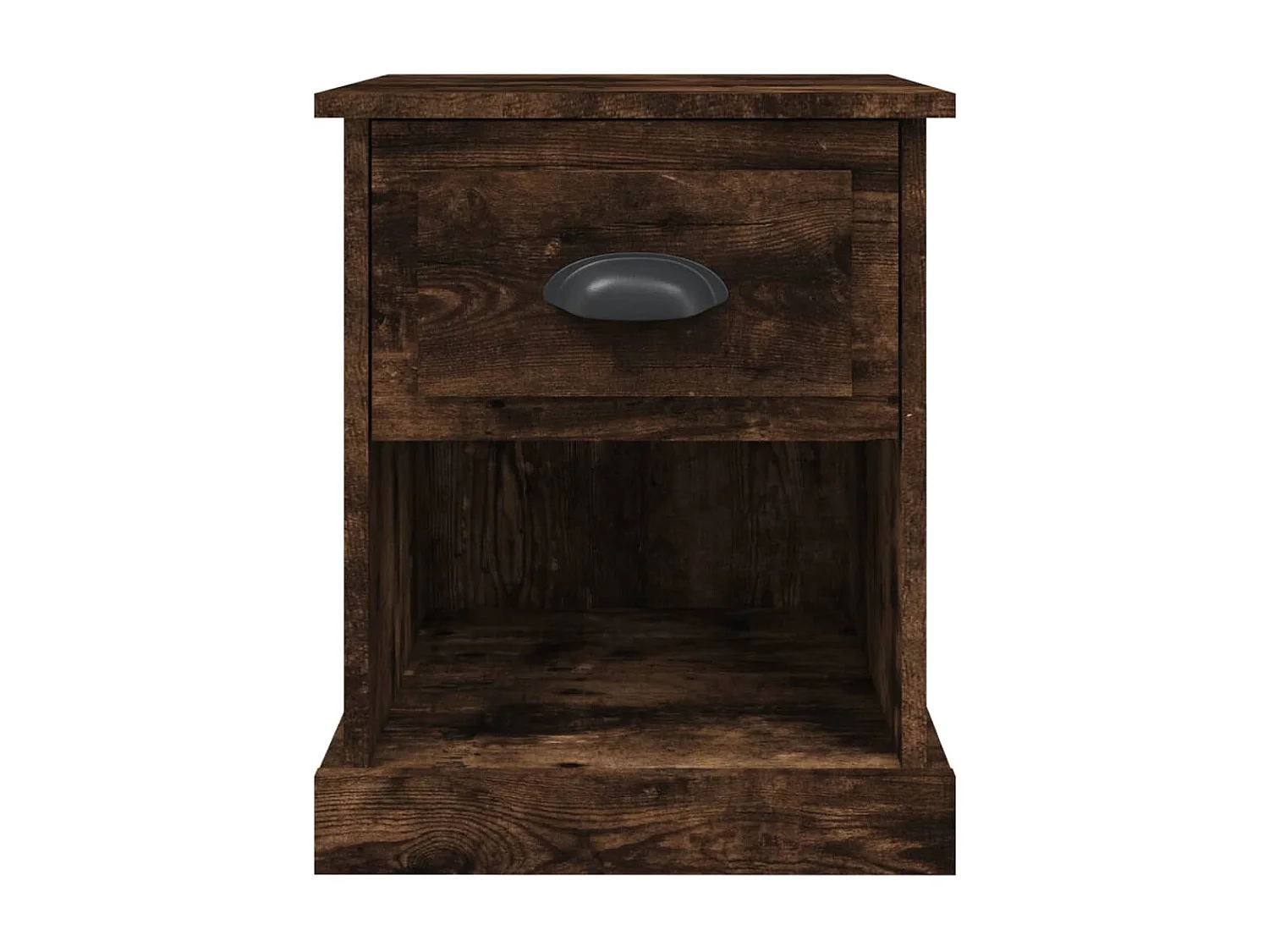 Mesa cabeceira 39x39x47,5 cm derivados madeira carvalho fumado