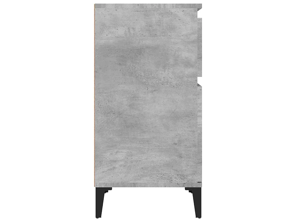 Nachtkastjes 2 st 40x35x70 cm betongrijs