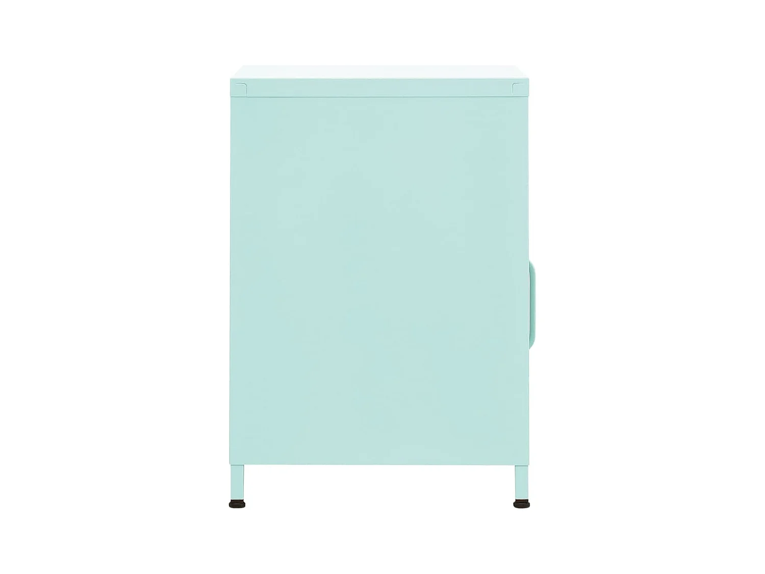 Tables de chevet 2 pcs Vert menthe 35x35x51 cm Acier