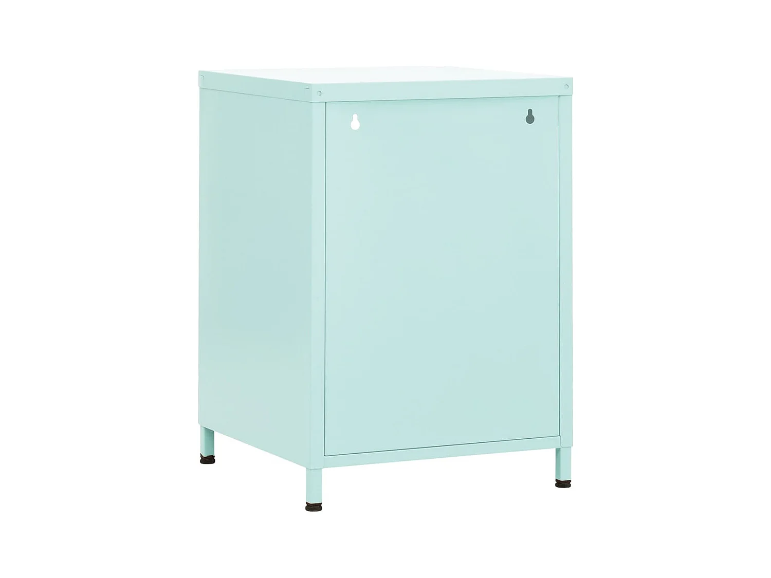 Tables de chevet 2 pcs Vert menthe 35x35x51 cm Acier